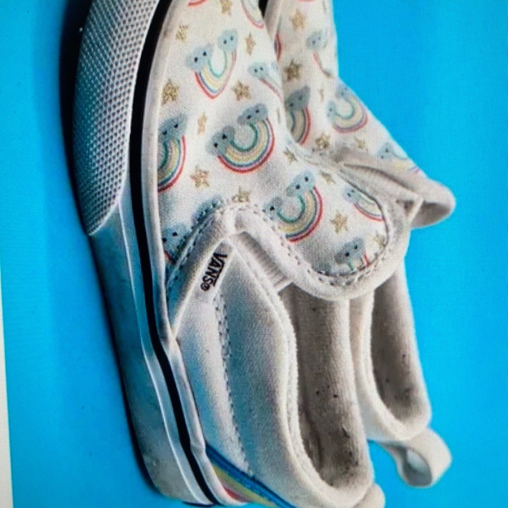 Classic canvas slip-ons rainbow toddler style shoes